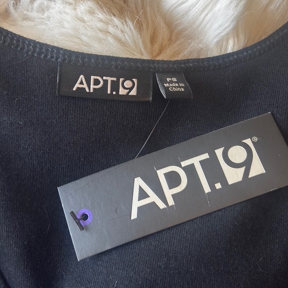 APT. 9 Black Leopard Sequin Tank Top NWT Sleeveless | Size Medium - Picture 5 of 6